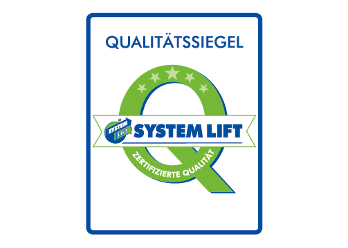 SYSTEM LIFT Qualitätssiegel